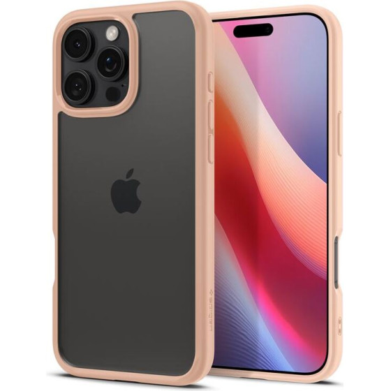 Spigen Ultra Hybrid, rose titanium - iPhone 16 Pro - (ACS08693)
