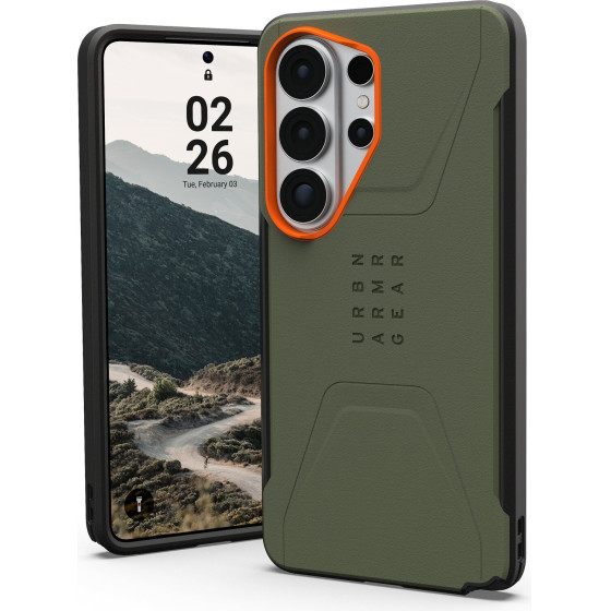 UAG Civilian, Olive Drab/Orange - Samsung Galaxy S2026 Ultra - (214535117297)