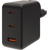 UAG SRGE 100W 3Port ((2)USB-C, (1)USB-A) Wall Charger WW Black - (9B443811V4040)