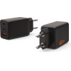 UAG SRGE 65W 3Port ((2)USB-C, (1)USB-A)Wall Charger EU Black - (9B443711V4040)