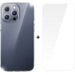 Baseus Case + Screen Protector Crystal Series Apple iPhone 15 Pro, P60114406201-02 /transparent/