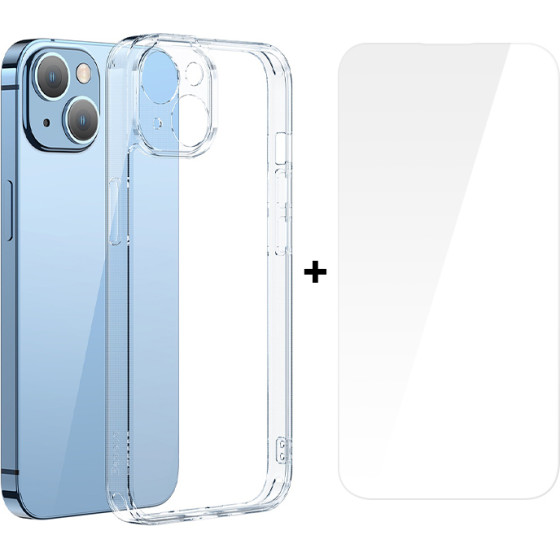Baseus Case + Screen Protector Crystal Ultra-Thin Apple iPhone 14 /transparent/