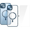 Baseus Case + Screen Protector Frame MagSafe Apple iPhone 14 /blue/