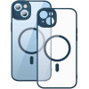 Baseus Case + Screen Protector Frame MagSafe Apple iPhone 14 /blue/
