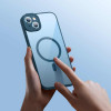 Baseus Case + Screen Protector Frame MagSafe Apple iPhone 14 /blue/