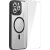 Baseus Case + Screen Protector Frame MagSafe Apple iPhone 14 Plus /black/