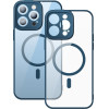 Baseus Case + Screen Protector Frame MagSafe Apple iPhone 14 Pro /blue/