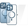 Baseus Case + Screen Protector Frame MagSafe Apple iPhone 14 Pro Max /blue/