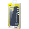 Baseus Case + Screen Protector Liquid Gel Apple iPhone 14 Plus /blue/