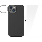 Baseus Case + Screen Protector Liquid Gel MagSafe Apple iPhone 14 Plus /black/