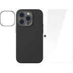 Baseus Case + Screen Protector Liquid Gel MagSafe Apple iPhone 14 Pro Max /black/