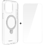 Baseus Case + Screen Protector Sky Ring MagSafe Apple iPhone 15 Pro Max, P60161002201-01 /transparent/