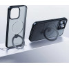 Baseus Case + Screen Protector Sky Ring MagSafe Apple iPhone 15, P60161002101-00 /night black/