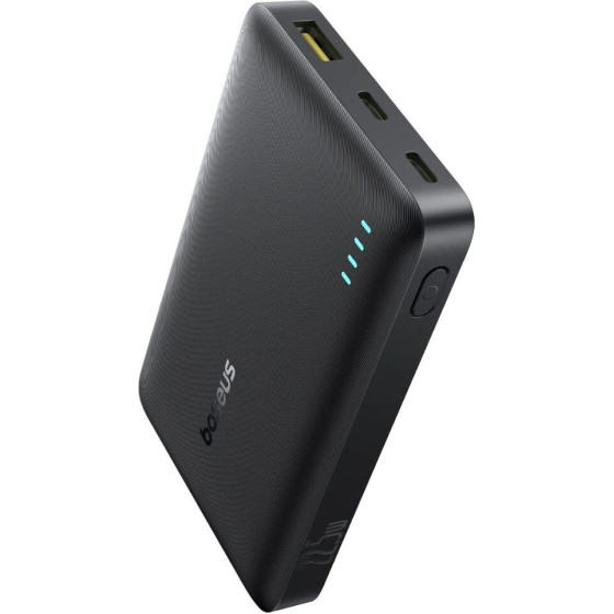 Baseus Power Bank 10000 mAh 22.5W + cable Type-C - Type-C, EnerFill FP21 /black/ - P1008210D123-00