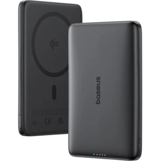 Baseus Power Bank 10000 mAh 27W, PicoGo AM41 Ultra-slim Qi2 Magnetic /black/ - E0027201