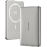Baseus Power Bank 10000 mAh 27W, PicoGo AM41 Ultra-slim Qi2 Magnetic /natural titanium/ - E0027203