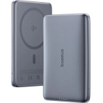 Baseus Power Bank 10000 mAh 27W, PicoGo AM41 Ultra-slim Qi2 Magnetic /space gray/ - E0027200