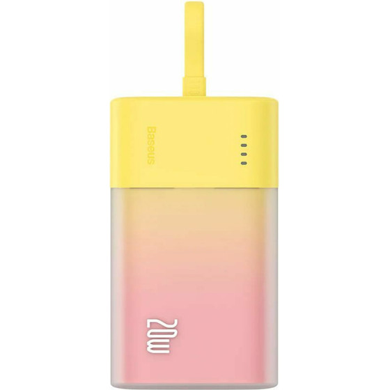 Baseus Power Bank 5200 mAh 20W + cable Type-C, Popsicle /yellow/pink/ - P10055601Y13-01