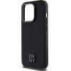 DKNY Case Apple iPhone 14 Pro, PU Leather Stack Logo Magsafe, black - DKHMP14LPSMCSLK