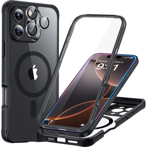 ESR Armor Tough 360 iPhone 16 Pro, MagSafe /clear black/ Amazon Pack