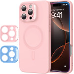 ESR Case + Camera grids SET Cloud Soft iPhone 16 Pro, MagSafe /pink/ Amazon Pack