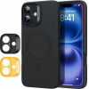 ESR Case + Camera grids SET Cloud Soft iPhone 16, MagSafe /black/ Amazon Pack