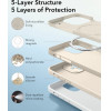 ESR Case + Camera grids SET Cloud Soft iPhone 16, MagSafe /light blue/ Amazon Pack