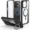 ESR Case Armor Tough with Stash stand 360, iPhone 15 Pro Max, MagSafe /clear black/