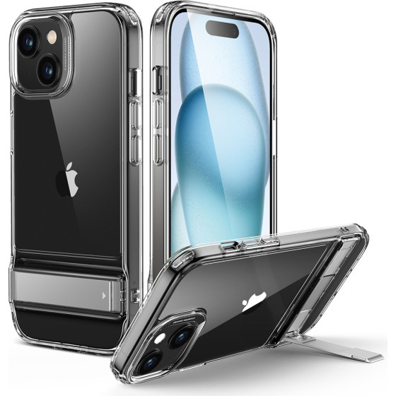 ESR Case Boost Kickstand iPhone 15 /transparent/