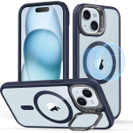 ESR Case Classic Hybrid with Stash Stand iPhone 15, MagSafe /clear blue/