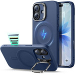 ESR Case Cloud Soft with Stash stand iPhone 17, MagSafe + Camera Control /navy blue/