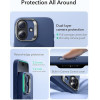 ESR Case Cloud Soft with Stash stand iPhone 17, MagSafe + Camera Control /navy blue/