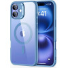 ESR Classic Hybrid iPhone 16, MagSafe /clear blue/ Amazon Pack