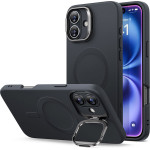 ESR Cloud Soft with Stash stand iPhone 16, MagSafe /black/ Amazon Pack