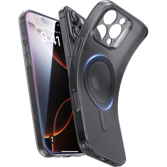 ESR Zero Clear iPhone 16 Pro Max, MagSafe /black matt/ Amazon Pack