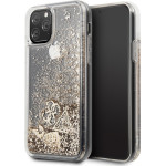 GUESS Case Apple iPhone 11, Glitter Hearts, gold - GUHCN61GLHFLGO