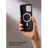 Joyroom Case Apple iPhone 15 Pro Max, Braiding Series MagSafe, black