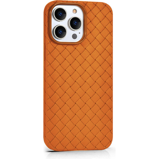 Joyroom Case Apple iPhone 15 Pro, Braiding Series, orange