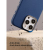 Joyroom Case Apple iPhone 15, Litchi Pattern Series MagSafe, black
