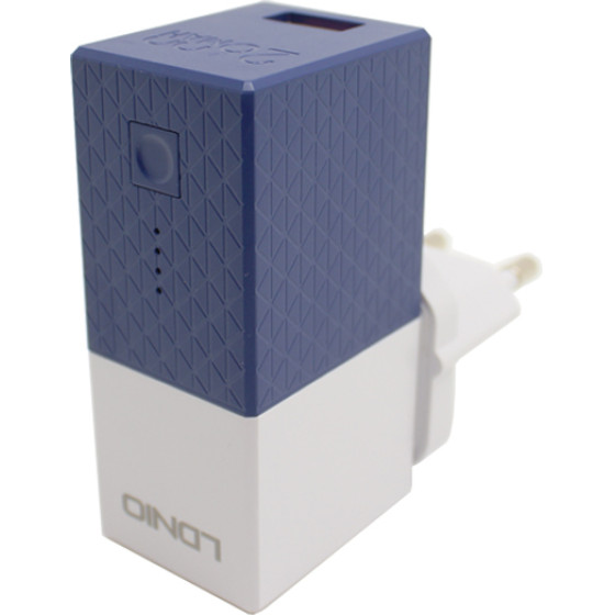 LDNIO 220V + Power bank 2600 mAh /white/