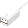 LDNIO 220V 65W, 2xUSB-A + 2xUSB-C + AC, Desktop 2500W, white - A4610