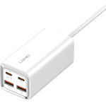 LDNIO 220V 65W, 2xUSB-A + 2xUSB-C + AC, Desktop 2500W, white - A4610