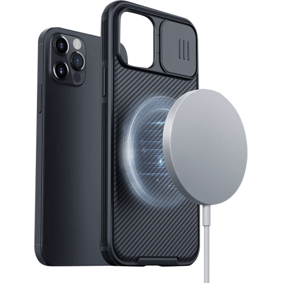 Nillkin Case Apple Iphone 15 Pro, Camshield Pro Magsafe /black/