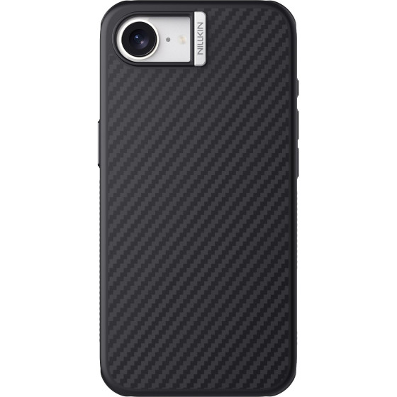 Nillkin Case Apple Iphone 16e, Synthetic Fiber Pro Magsafe Hard /black+silver/