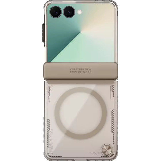 Nillkin Case Samsung Z Flip 7, Iceblade Prop Magsafe /Dune brown/