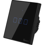 Sonoff Smart Tripple Switch T3 Eu Tx 3C, Touch /black/