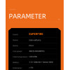 Superfire Solar Lamp FF6-H, 40W, 310lm, 1200mAh
