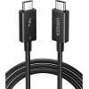 Ugreen Cable C - C, 0.8m, 100W Thunderbolt 4 Intel Certified /black/ - US501 / 30389