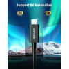 Ugreen Cable C - C, 0.8m, 100W Thunderbolt 4 Intel Certified /black/ - US501 / 30389