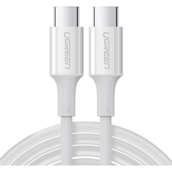 Ugreen Cable C-C, 2m, 5A /white/ - US300 / 60552